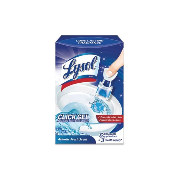 Lysol CLICK GEL AUTOMATIC TOILET BOWL CLEANER, OCEAN FRESH, 6/BOX, 4 BOXES/CARTON, PK24 89059CT - main